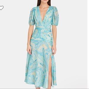 AIIFOS Carolina Silk Chiffon Dress